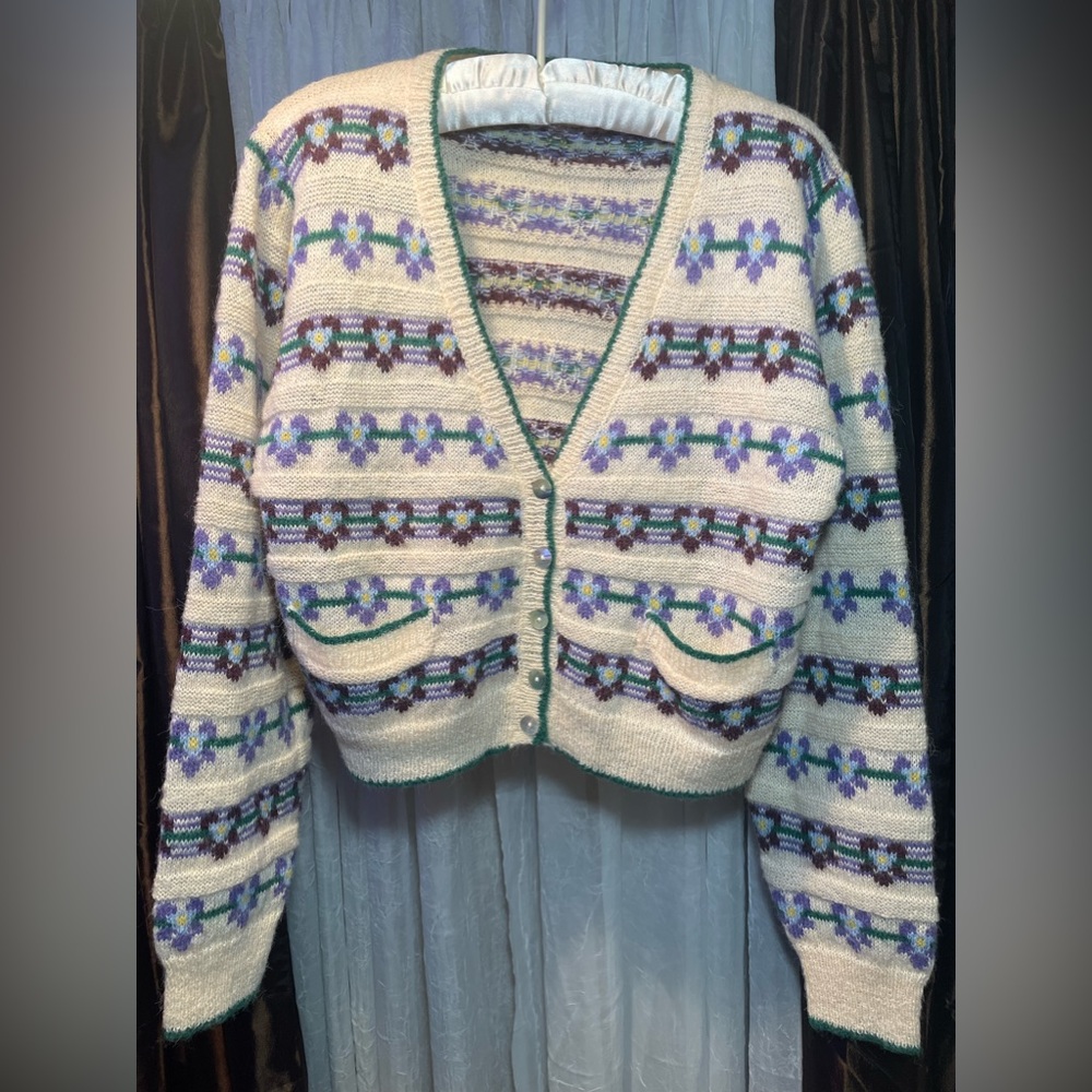 Rouje Paris Knit Sweater Leora Cardigan Sz. 40